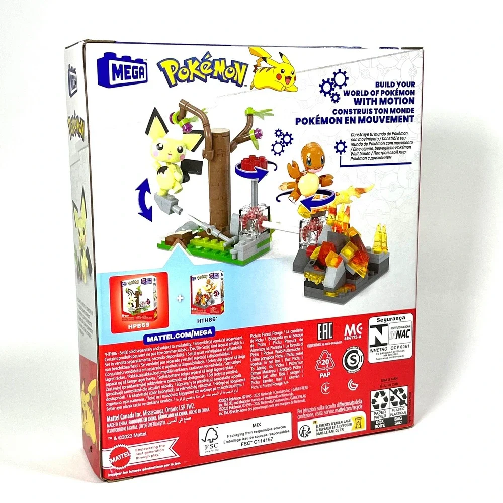 Mega Pokemon Pichu's Forest Forage Building Set 84 Pieces HPB59 Build  0087